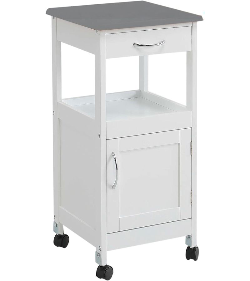 Carro de cocina 1 puerta 1 cajon tapa inox